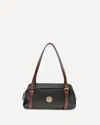 Versace Rectangular Handbag In Smooth Silk And Nylon In Black
