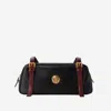 Versace Small Shoulder Bag Lamb And Calf Leather In Black