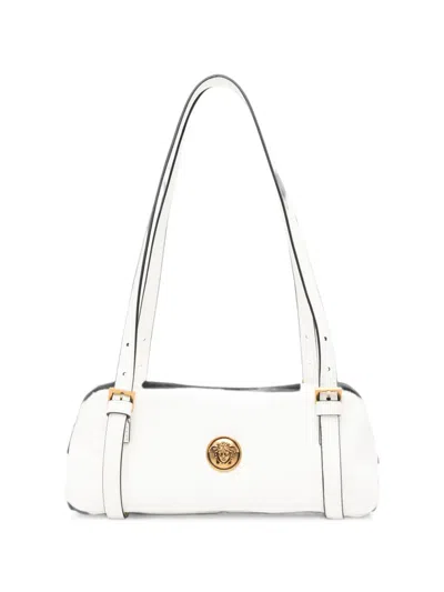 Versace Emblème Shoulder Bag In White