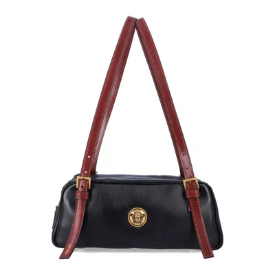 Versace Emblme Nappa Bowling Bag