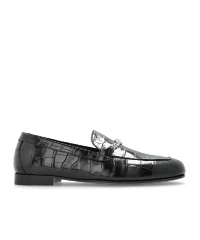 Versace Round Toe Loafers