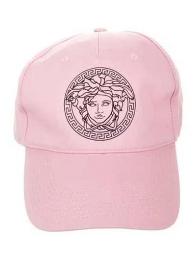 Pre-owned Versace Embroidered Baseball Cap In Pink