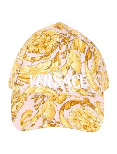 Pre-owned Versace Embroidered Baseball Hat In Multi