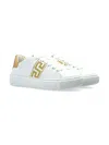 Versace Embroidered Greca Sneakes In White