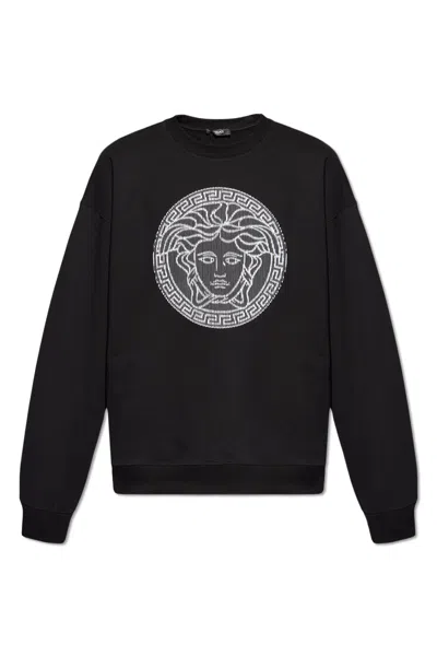 Versace Embroidered Hoodie In Default Title