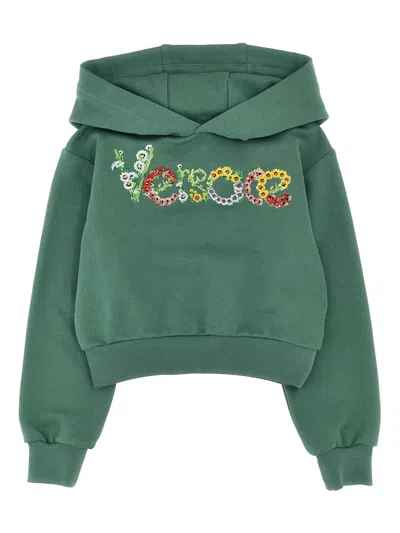 VERSACE 刺绣连帽衫