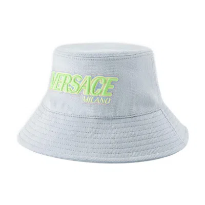 Versace Embroidered Logo Bucket Hat