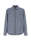 Versace Wool Shirt Featuring Embroidery Button Cuffs In Multi