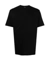 Versace Embroidered-logo Short-sleeve T-shirt In Black