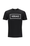 VERSACE VERSACE EMBROIDERED LOGO T-SHIRT