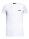 Versace Embroidered Logo Under Shirt In White