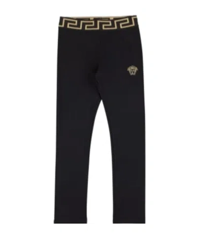 Versace Embroidery Cotton Knitted Tights