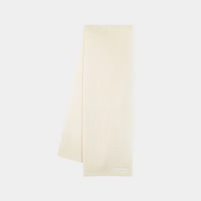 VERSACE VERSACE EMBROIDERY VERSACE 1978 RE ED. LOGO SCARF