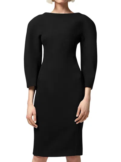 Versace Enver Womens Office Business Wear To Work Dress In Black