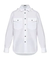 Versace White Regular Solid Shirt In White