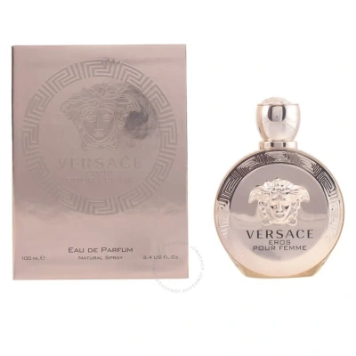 Versace Eros By  Edp Spray 3.4 oz (100 Ml) (w) In Lemon