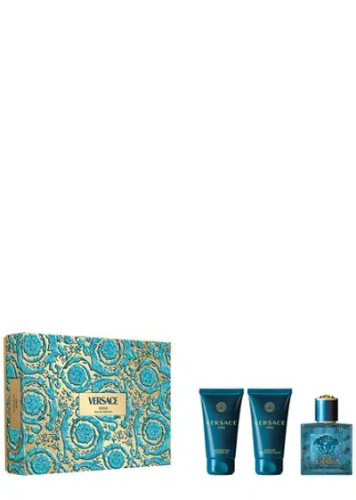 Versace Eros Eau De Parfum Set 50ml In White