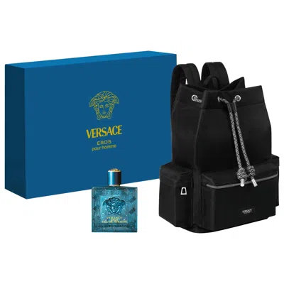 Versace Eros Eau De Toilette Backpack Set