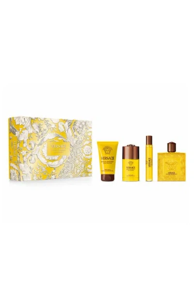 Versace Eros Energy Pour Homme Eau De Parfum Gift Set ($216 Value) In Yellow