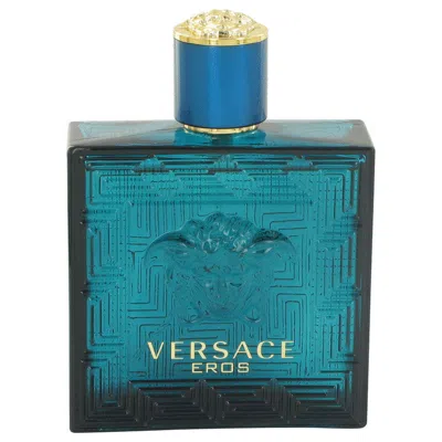 Versace Eros Homme Eau De Toilette Spray Tester 3.4 oz (100 Ml) In Transparent