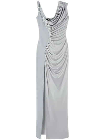 Versace Evening Dress In Grey