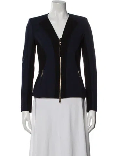 Pre-owned Versace Evening Jacket In Blue