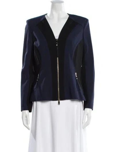 Pre-owned Versace Evening Jacket In Blue