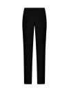 Versace Pantalone In Misto Lana Nera Uomo