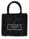Versace Extra Small Athena Shopping Bag In 黑色的