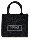 Versace 'extra Small Athena' Shopping Bag In Black