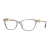 Versace Demo Cat Eye Ladies Eyeglasses Ve3293 5305 55 In Gray