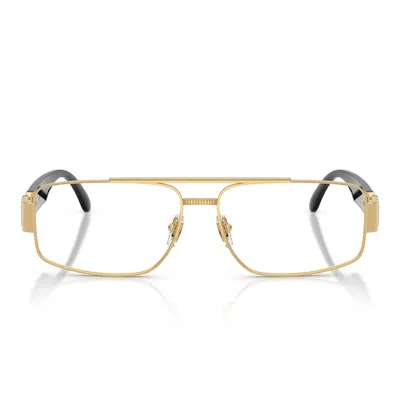 Versace Eyeglasses Ve1317 1002 Gold/transparent Men