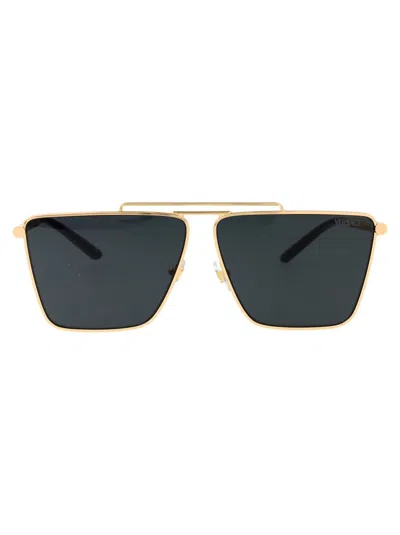 Versace Acetate Ve2266 Sunglasses In Gold
