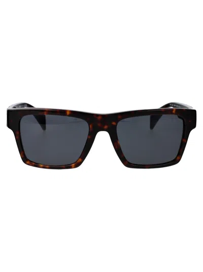 Versace 0ve4445 Sunglasses In 108/87 Havana