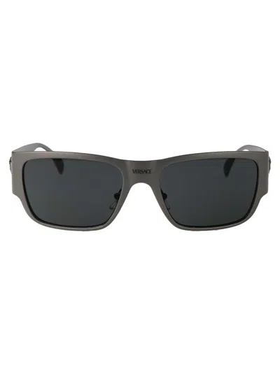 Versace 0ve2262 Sunglasses In 126287 Gunmetal