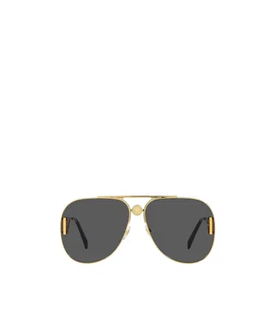Versace Eyewear Aviator Frame Sunglasses
