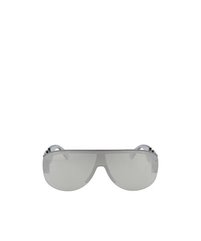 VERSACE VERSACE EYEWEAR AVIATOR FRAME SUNGLASSES