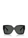 Versace Eyewear Butterfly Frame Sunglasses In Black