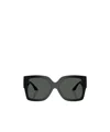 Versace Eyewear Butterfly Frame Sunglasses In Black