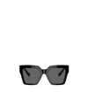 Versace Medusa Acetate Butterfly Sunglasses In Gray