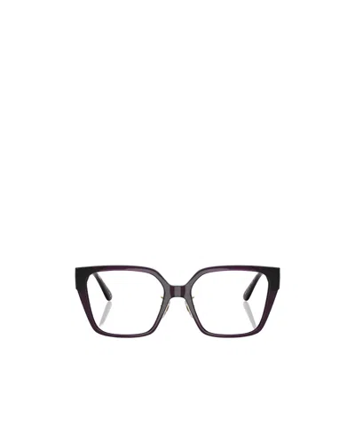 Versace Eyewear Cat-eye Frame Glasses In Black