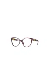 Versace Eyewear Cat-eye Frame Glasses In Gray