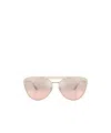 Versace Eyewear Cat-eye Frame Sunglasses In Nude