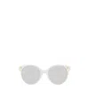 Versace Eyewear Cat-eye Frame Sunglasses In White