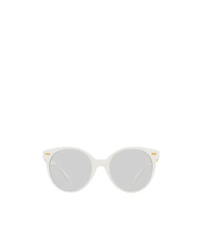 Versace Eyewear Cat-eye Frame Sunglasses In White