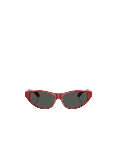 Versace Eyewear Cat-eye Frame Sunglasses In Red