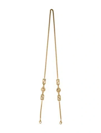 Pre-owned Versace Eyewear Chain In Gold