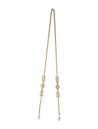 Pre-owned Versace Eyewear Chain In Gold