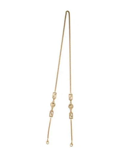 Pre-owned Versace Eyewear Chain In Gold