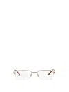 Versace Eyewear Square Frame Glasses In Gold